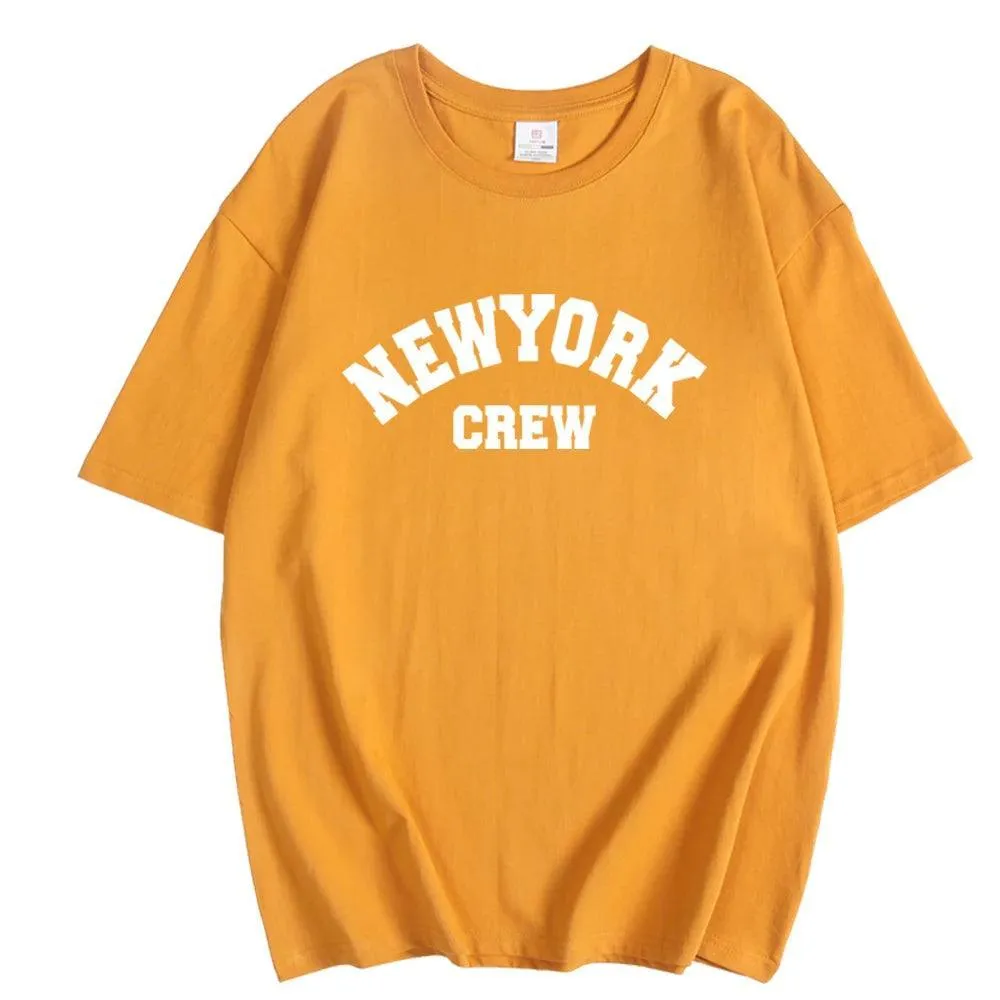 Oversized Bold Letter Graphic Women's Tee: Trendy Summer Shirt
