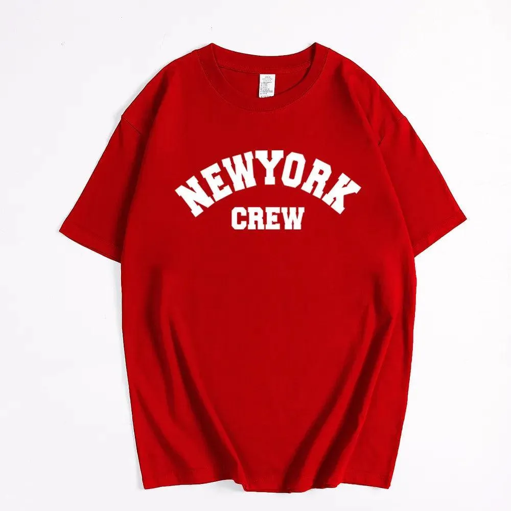 Oversized Bold Letter Graphic Women's Tee: Trendy Summer Shirt