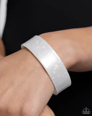 Paparazzi Bracelet ~ Pastel Pairing - White