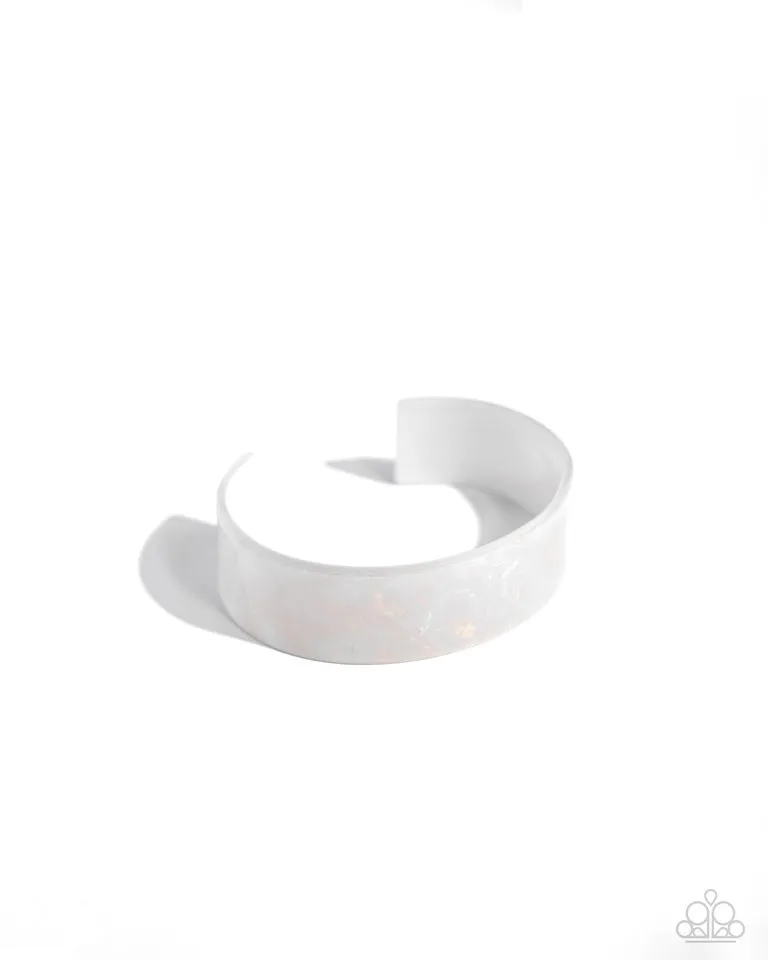 Paparazzi Bracelet ~ Pastel Pairing - White
