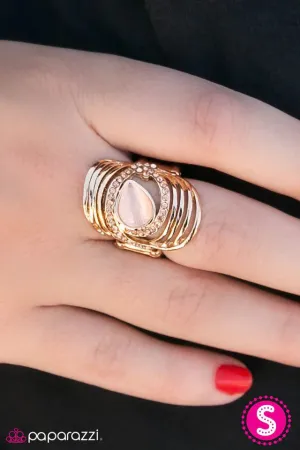 Paparazzi Ring ~ Belt It Out - Gold