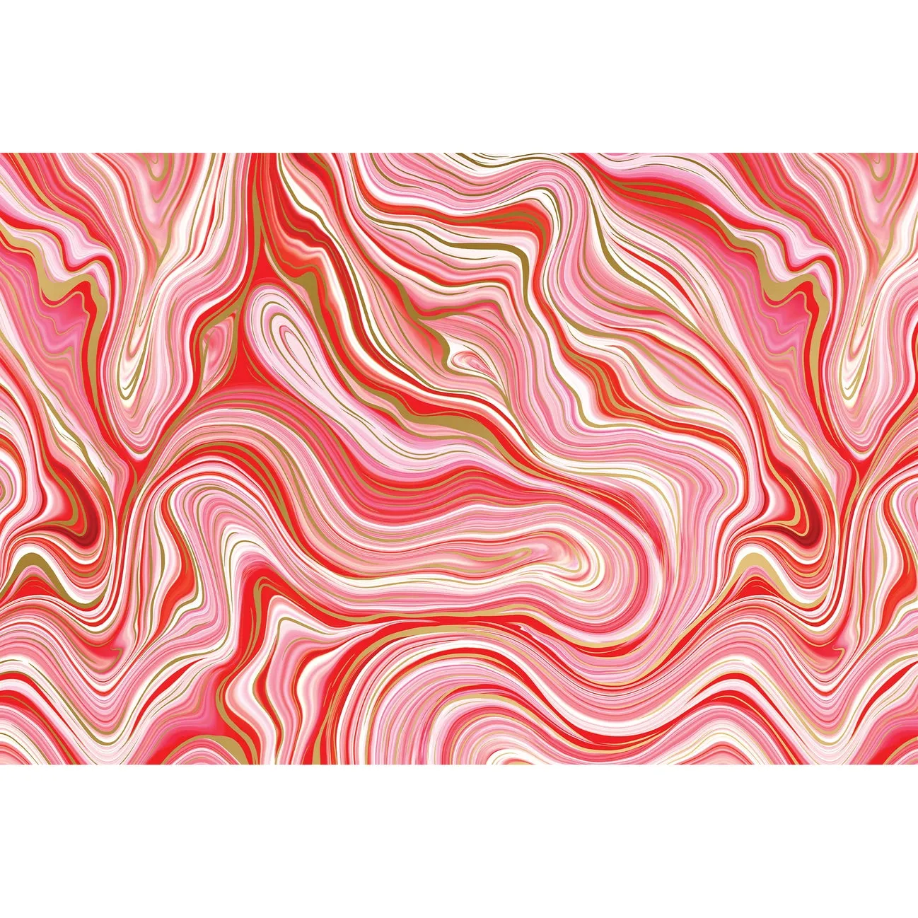 Red Marble Tissue Paper