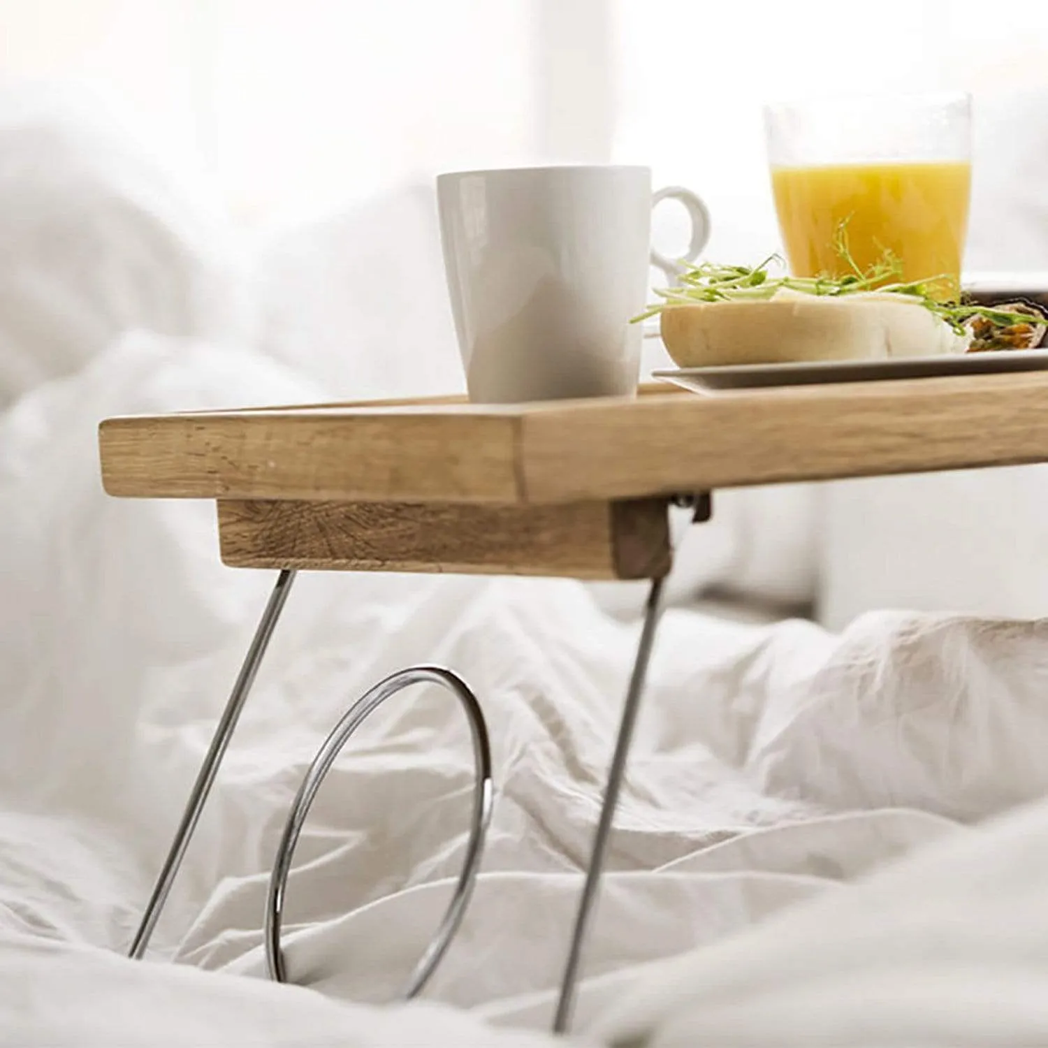 Sagaform Nature Bed Tray with Folding Legs - SA5016119