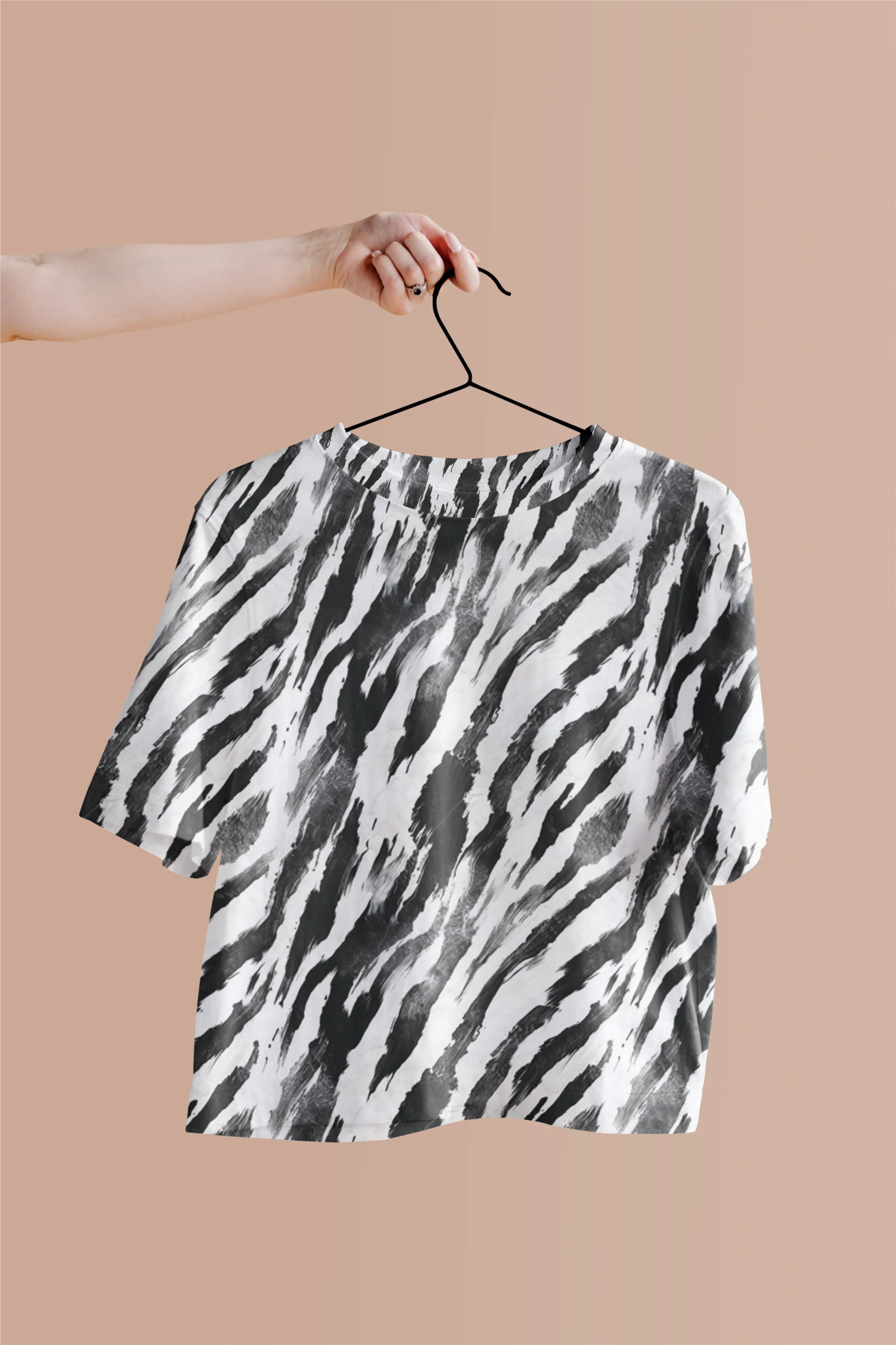 Snag the Look: Women's Zebra Print Crop Top