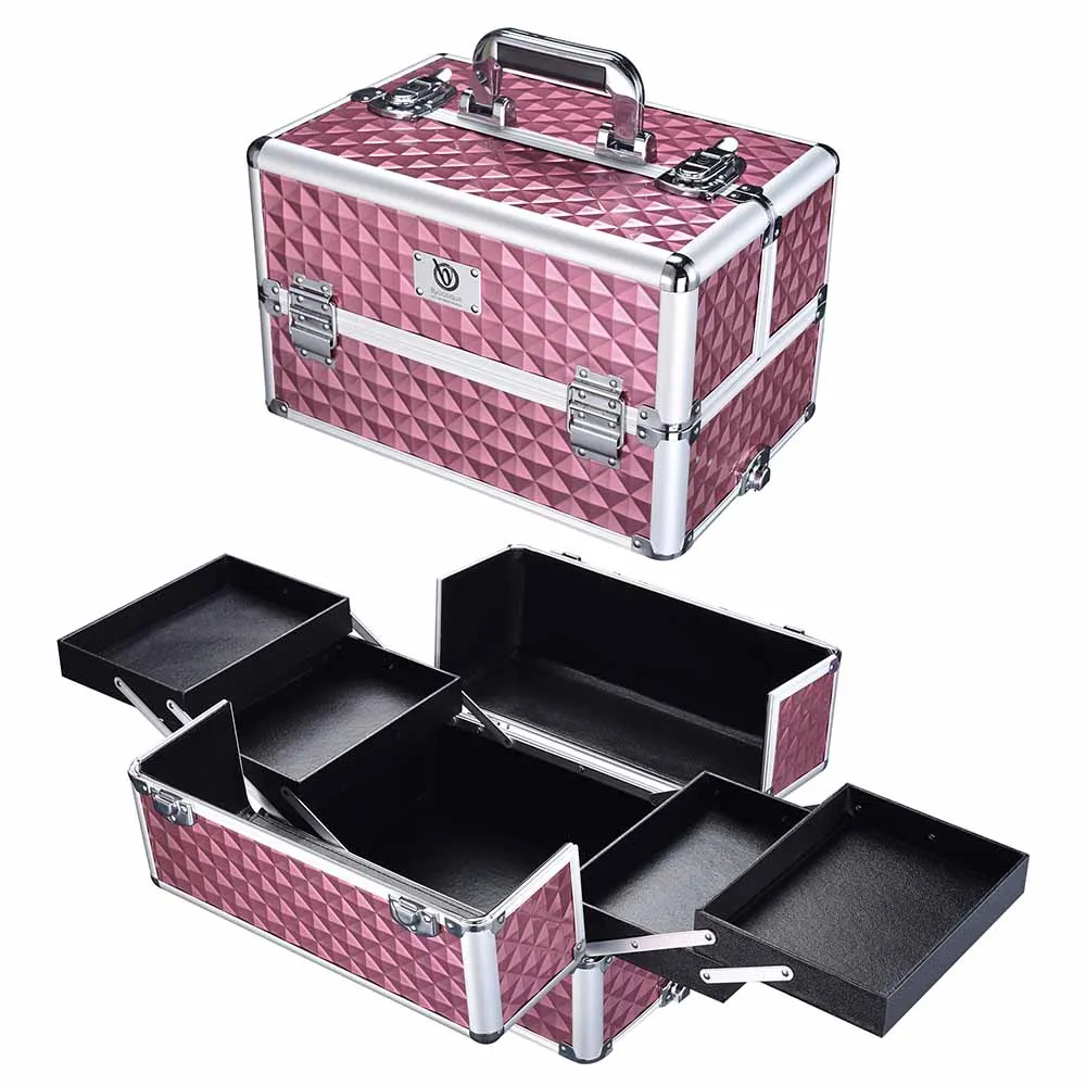 TheLAShop Rolling Makeup Case for Makeup Nail Artist Hairstylist