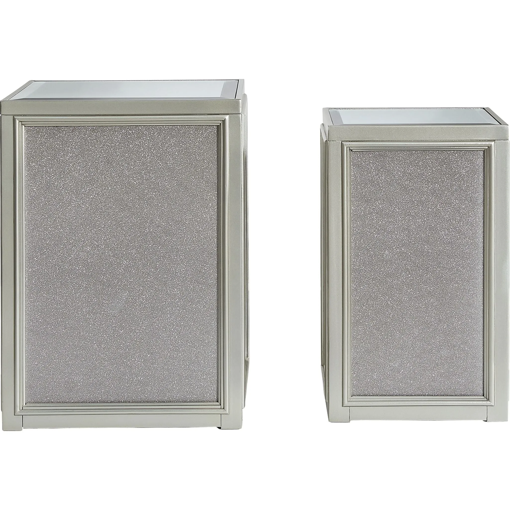 Traleena Nesting End Table (Set of 2) - Silver Finish