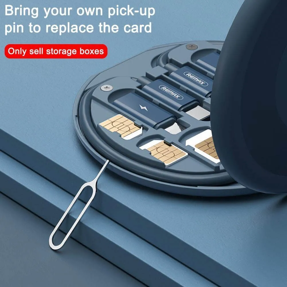 Universal Fast Charging Data Cable Storage Hub