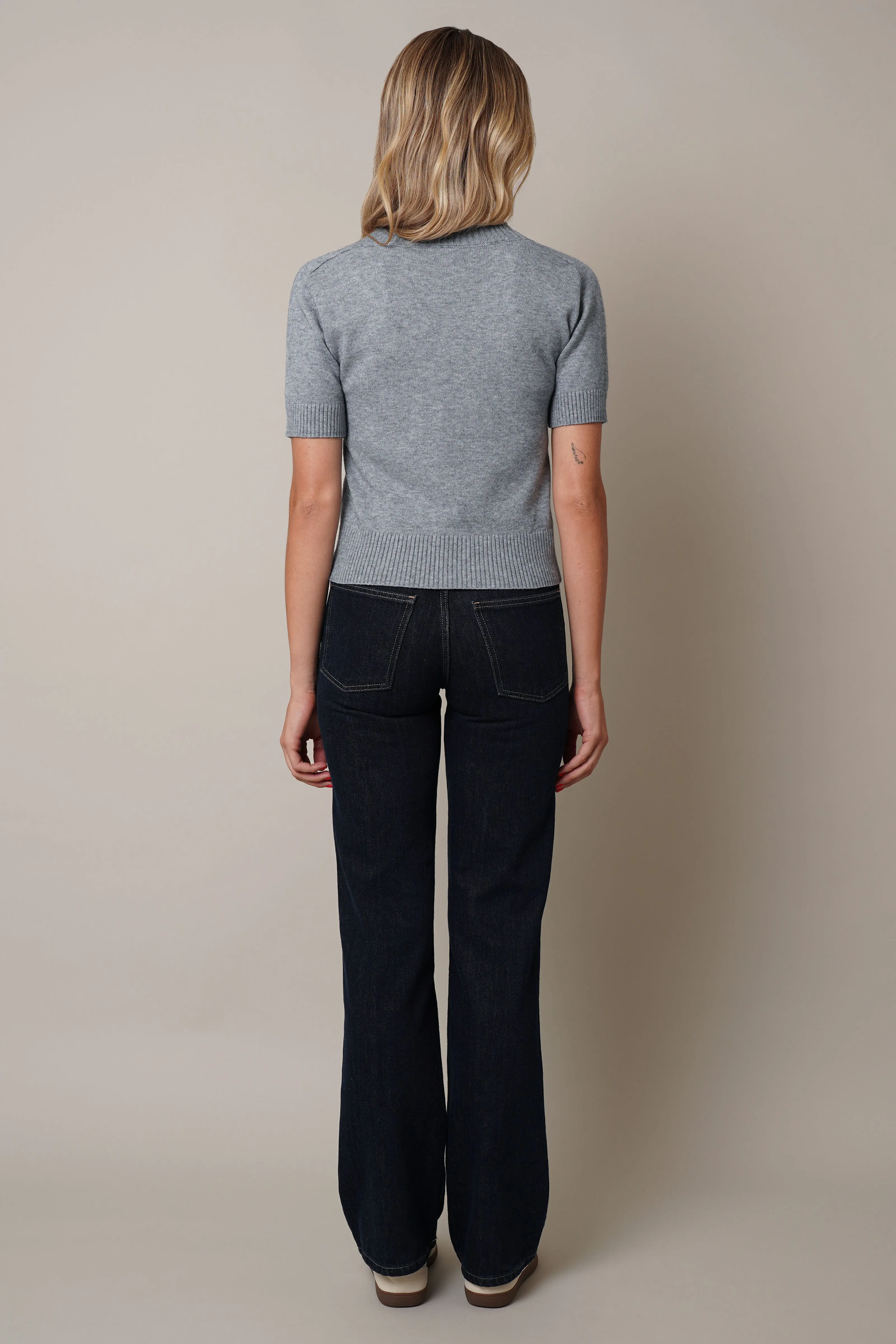 V-Neck Short Sleeve Top