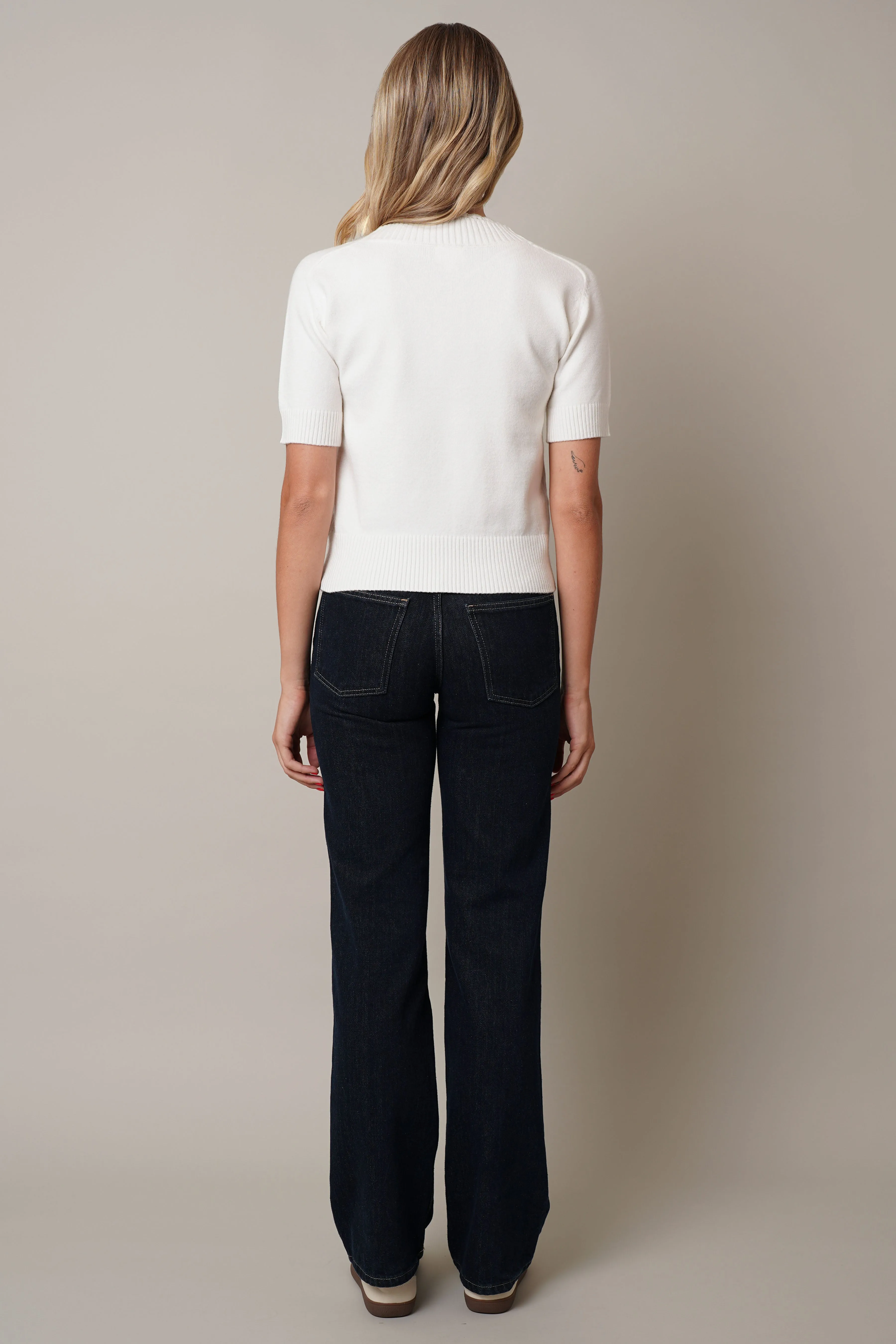 V-Neck Short Sleeve Top